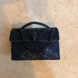 Kurt Geiger Black Studded Crossbody Bag
